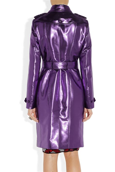 burberry prorsum metallic trench|authentic burberry trench coat.